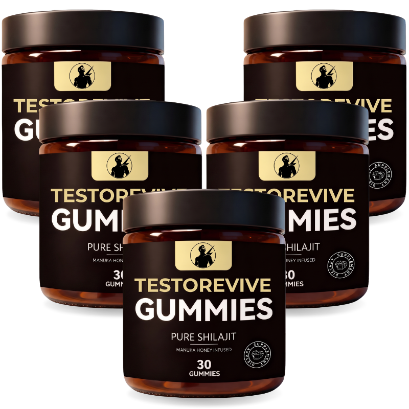 TestoRevive™ | Himalayan Shilajit T-Booster Gummies