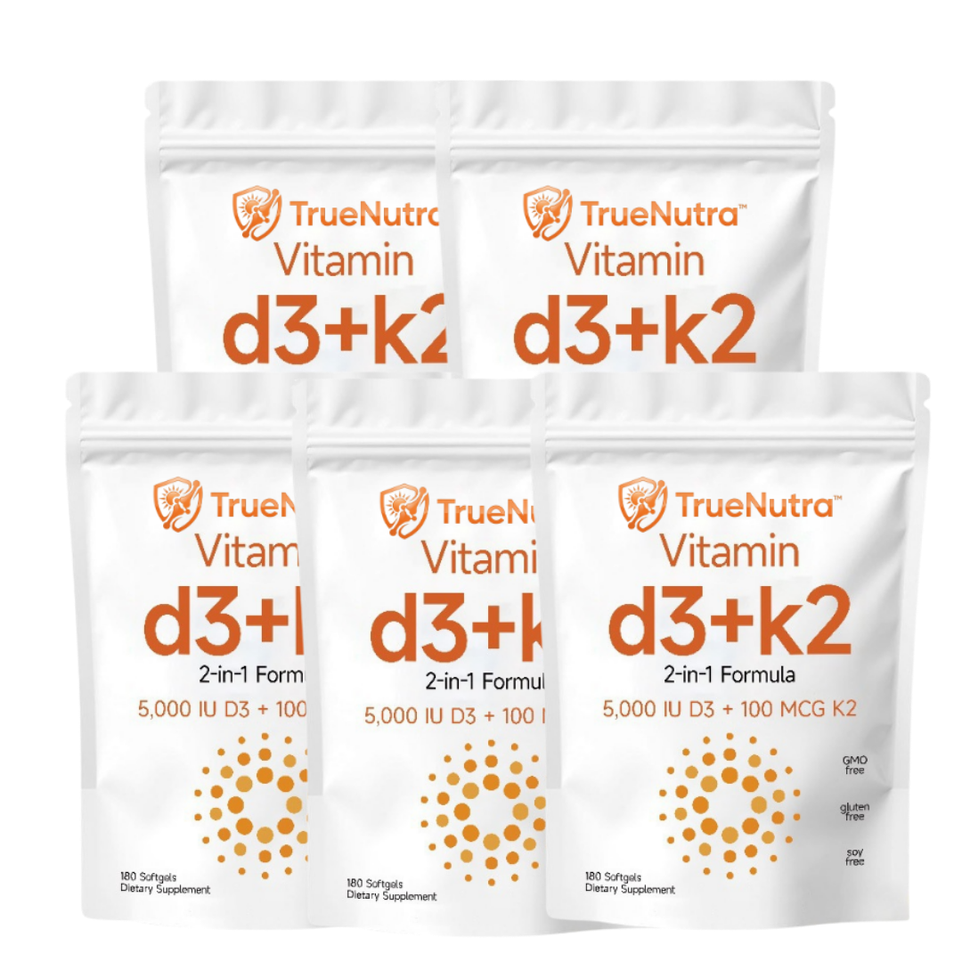 TrueNutra™ | Vitamin D3 + K2 Unterstützung