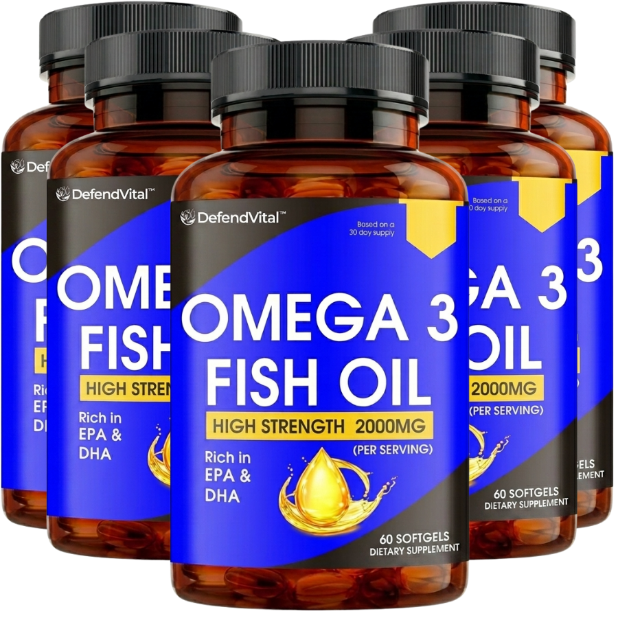 DefendVital™ | Super Omega-3 – Echte Potenz EPA + DHA Formel