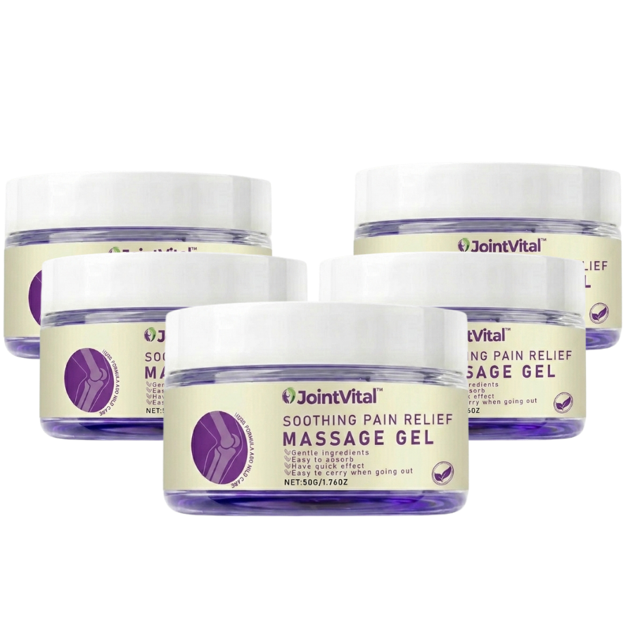 JointVital™ | Lila Gel zur Linderung von Gelenkschmerzen