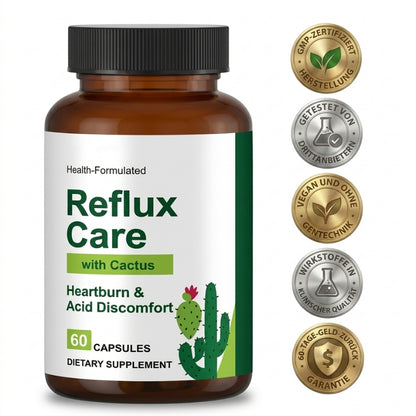 RefluxCare™ | 100% Pflanzlich gegen Sodbrennen
