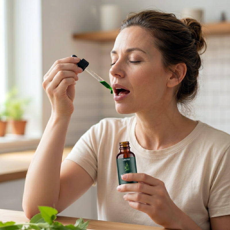 LungFree™ | Königskerzen- und Chlorophyll-Lösung zur Lungenreinigung