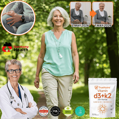 TrueNutra™ | Vitamin D3 + K2 Unterstützung