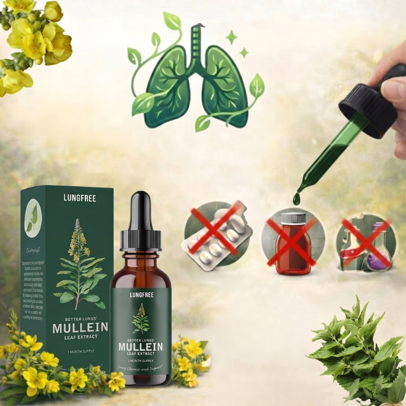 LungFree™ | Königskerzen- und Chlorophyll-Lösung zur Lungenreinigung