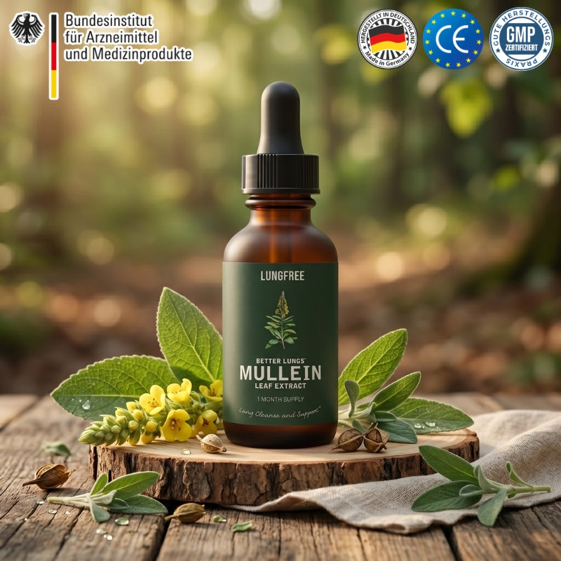 LungFree™ | Königskerzen- und Chlorophyll-Lösung zur Lungenreinigung