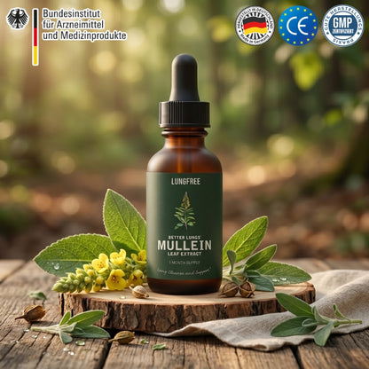 LungFree™ | Königskerzen- und Chlorophyll-Lösung zur Lungenreinigung