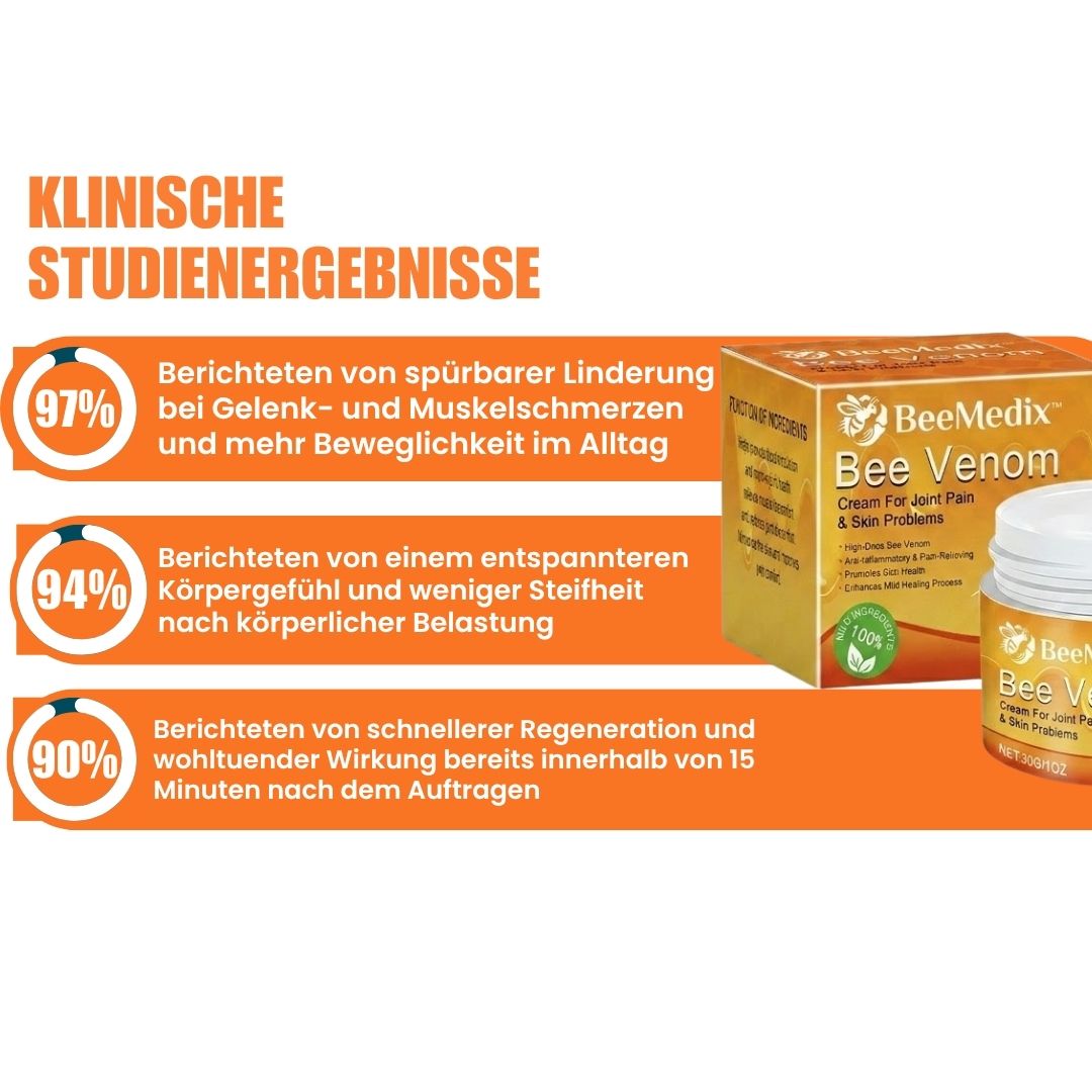 BeeMedix™ | Gelenkschmerz-lindernde Creme