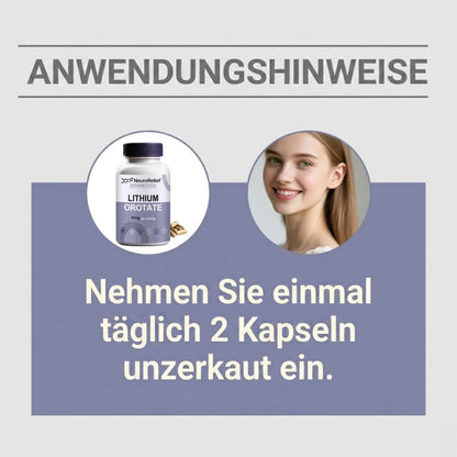 NeuroRelief™ | Lithiumorotat-Nahrungsergänzungsmittel