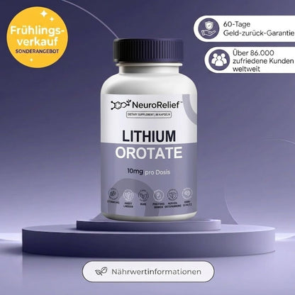 NeuroRelief™ | Lithiumorotat-Nahrungsergänzungsmittel