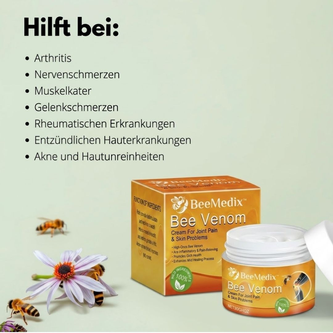 BeeMedix™ | Gelenkschmerz-lindernde Creme