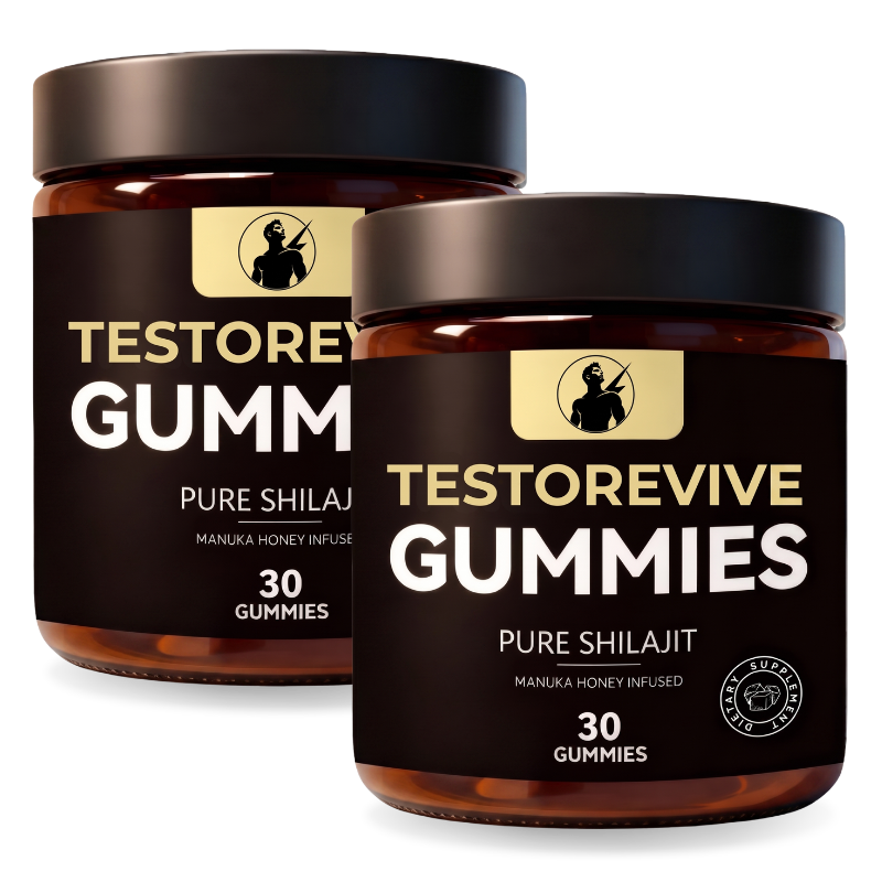 TestoRevive™ | Himalayan Shilajit T-Booster Gummies