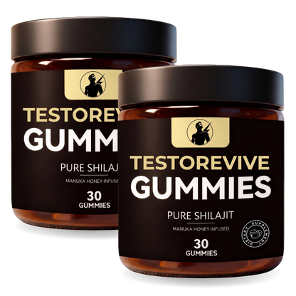 TestoRevive™ | Himalayan Shilajit T-Booster Gummies