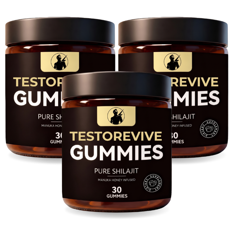 TestoRevive™ | Himalayan Shilajit T-Booster Gummies