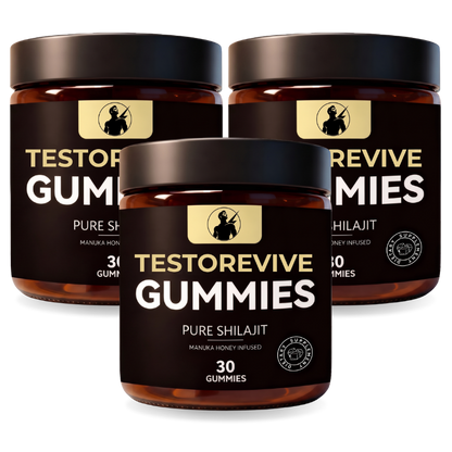 TestoRevive™ | Himalayan Shilajit T-Booster Gummies