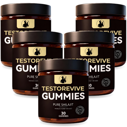 TestoRevive™ | Himalayan Shilajit T-Booster Gummies