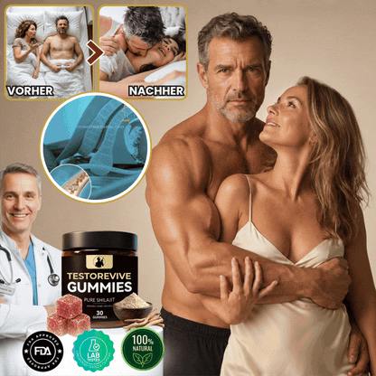 TestoRevive™ | Himalayan Shilajit T-Booster Gummies