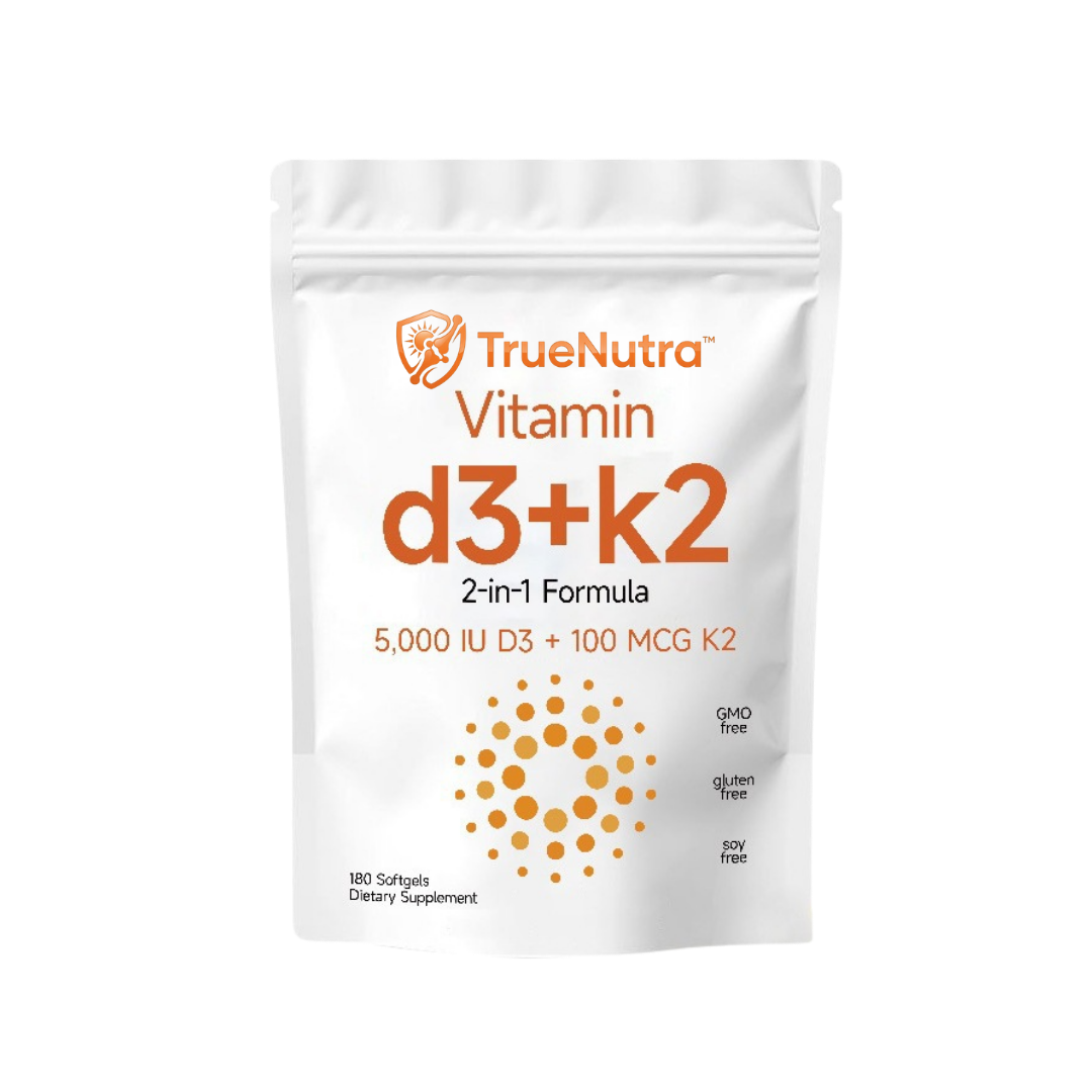 TrueNutra™ | Vitamin D3 + K2 Unterstützung