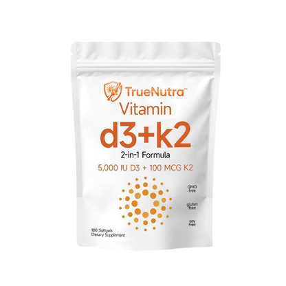 TrueNutra™ | Vitamin D3 + K2 Unterstützung