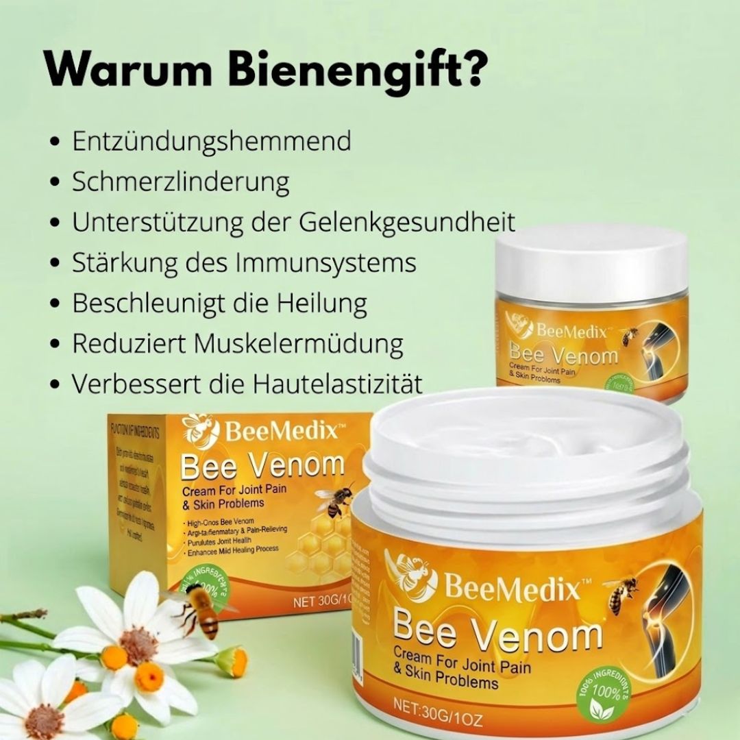 BeeMedix™ | Gelenkschmerz-lindernde Creme