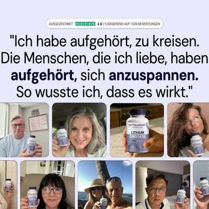 NeuroRelief™ | Lithiumorotat-Nahrungsergänzungsmittel
