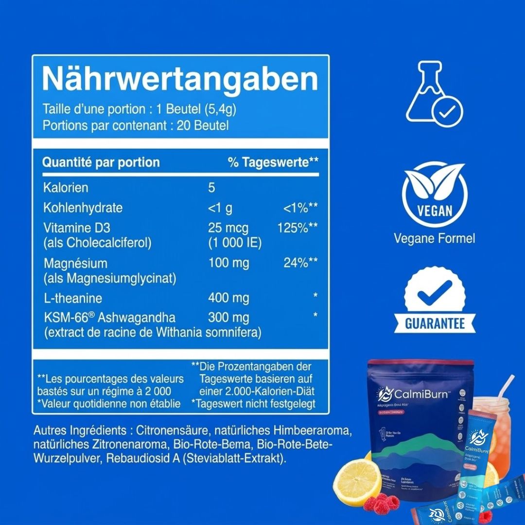 CalmiBurn™ | Cortisol-beruhigendes Getränk