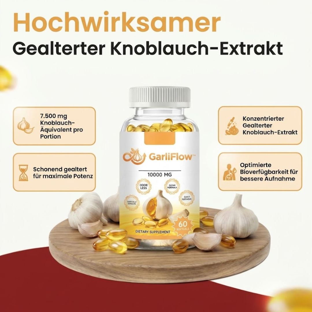 GarliFlow™ | Altersgereifter Knoblauch-Extrakt