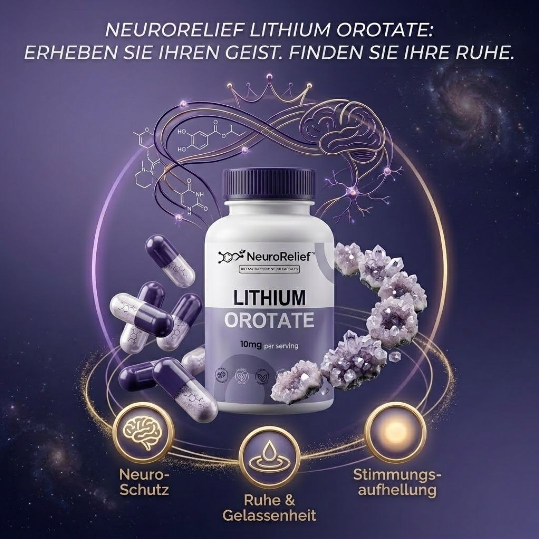 NeuroRelief™ | Lithiumorotat-Nahrungsergänzungsmittel