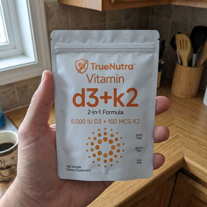 TrueNutra™ | Vitamin D3 + K2 Unterstützung