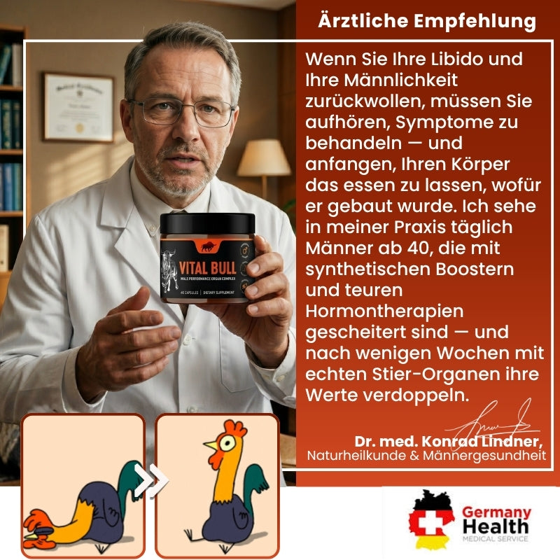 VitalBull™ | Der T-Booster, den Wikinger vor jeder Schlacht aßen