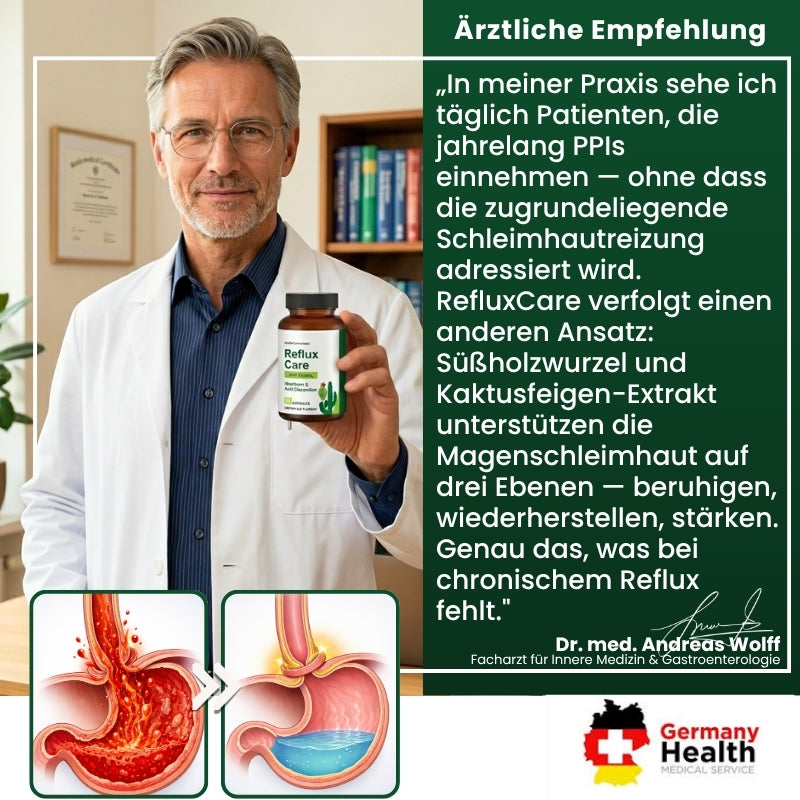 RefluxCare™ | 100% Pflanzlich gegen Sodbrennen