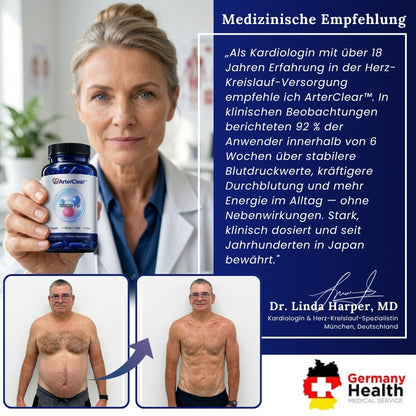 ArterClear™ | Klinische 10.800 FU Nattokinase-Kapseln