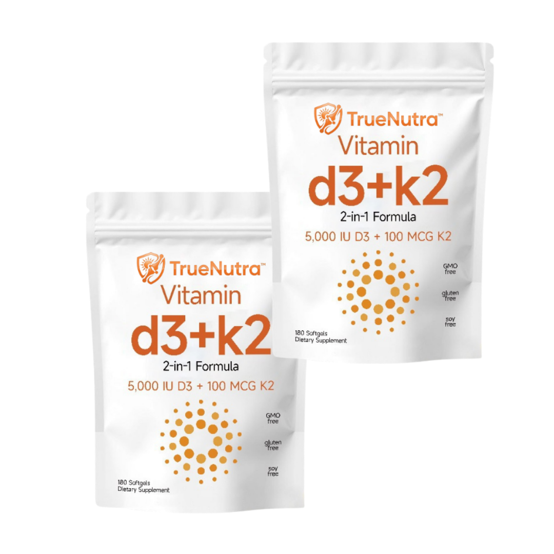 TrueNutra™ | Vitamin D3 + K2 Unterstützung