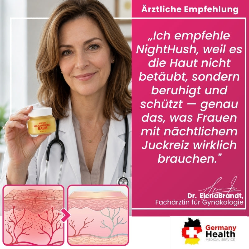 NightHush™ | 100 % natürlicher Balsam bei vulvärem Juckreiz
