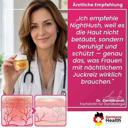 NightHush™ | 100 % natürlicher Balsam bei vulvärem Juckreiz