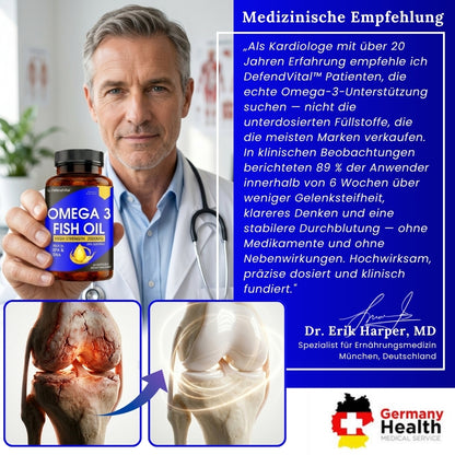 DefendVital™ | Super Omega-3 – Echte Potenz EPA + DHA Formel