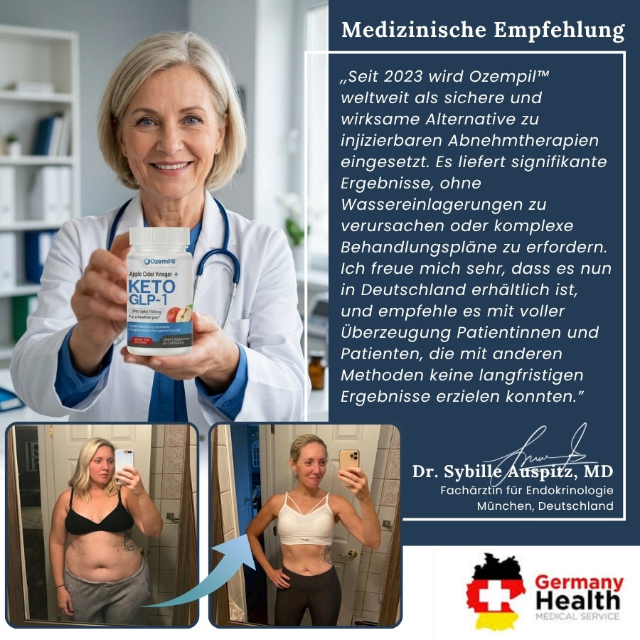 OzemPil™ | Keto-GLP-1-Kapsel zur Gewichtsabnahme