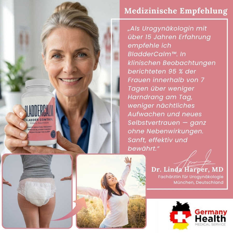 BladderCalm™ | Natürliche Kapseln zur Blasenkontrolle