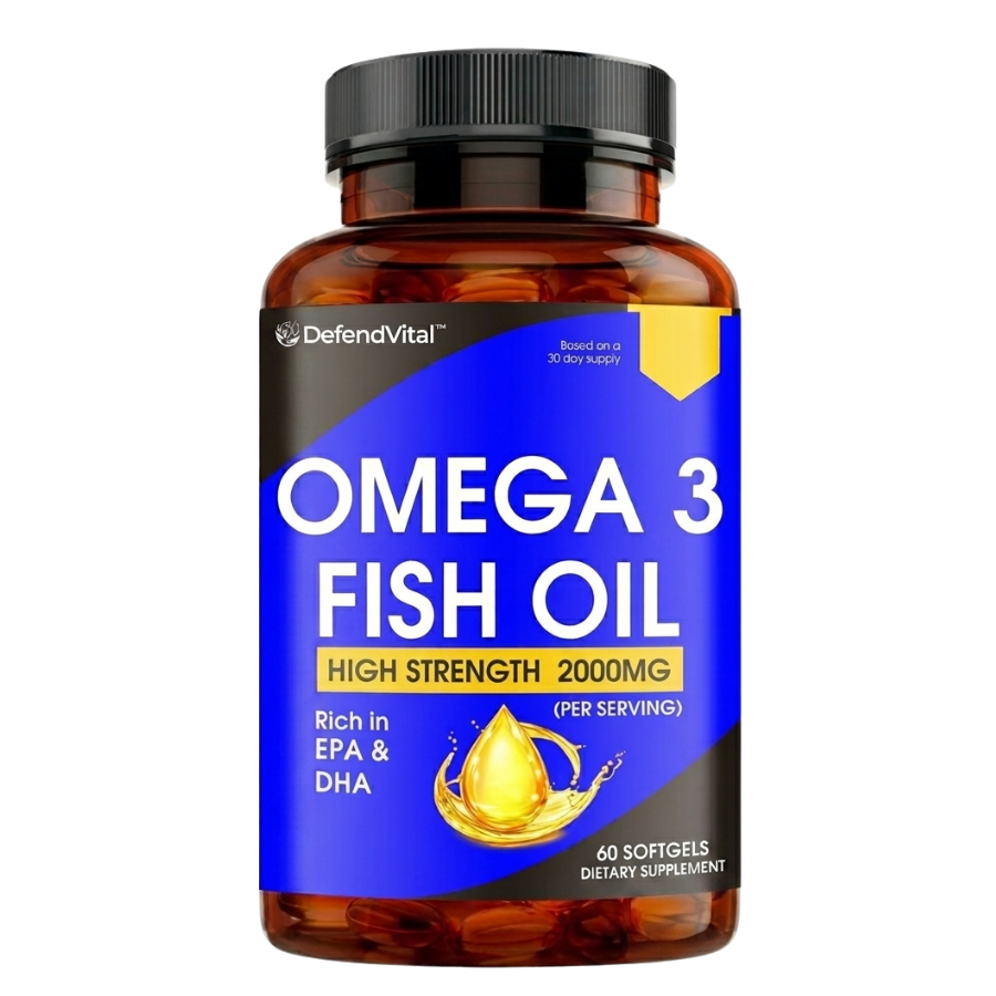 DefendVital™ | Super Omega-3 – Echte Potenz EPA + DHA Formel