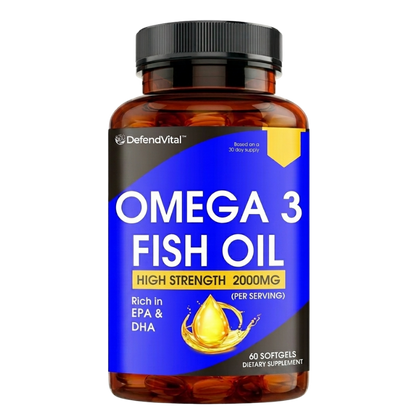 DefendVital™ | Super Omega-3 – Echte Potenz EPA + DHA Formel