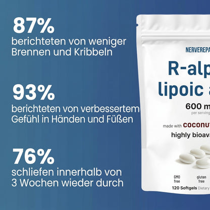 NerveRepair™ | 600mg R-ALA bei Neuropathie