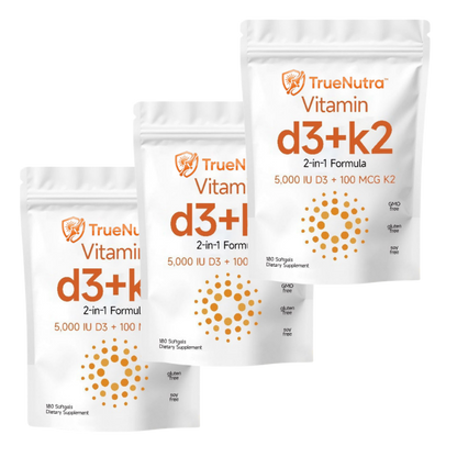 TrueNutra™ | Vitamin D3 + K2 Unterstützung