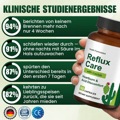 RefluxCare™ | 100% Pflanzlich gegen Sodbrennen