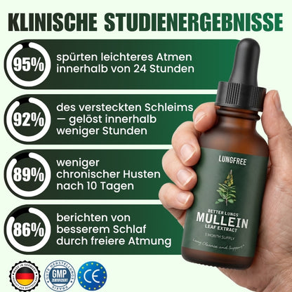 LungFree™ | Königskerzen- und Chlorophyll-Lösung zur Lungenreinigung