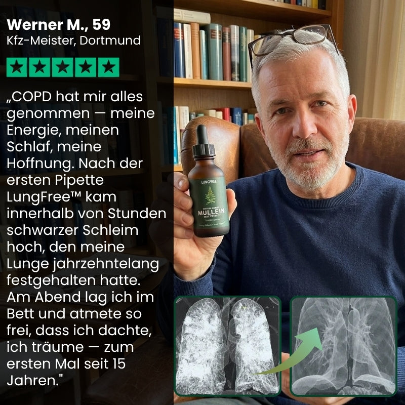 LungFree™ | Königskerzen- und Chlorophyll-Lösung zur Lungenreinigung