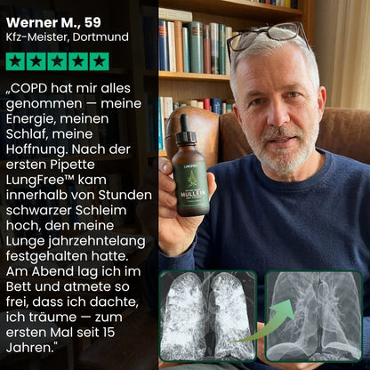 LungFree™ | Königskerzen- und Chlorophyll-Lösung zur Lungenreinigung