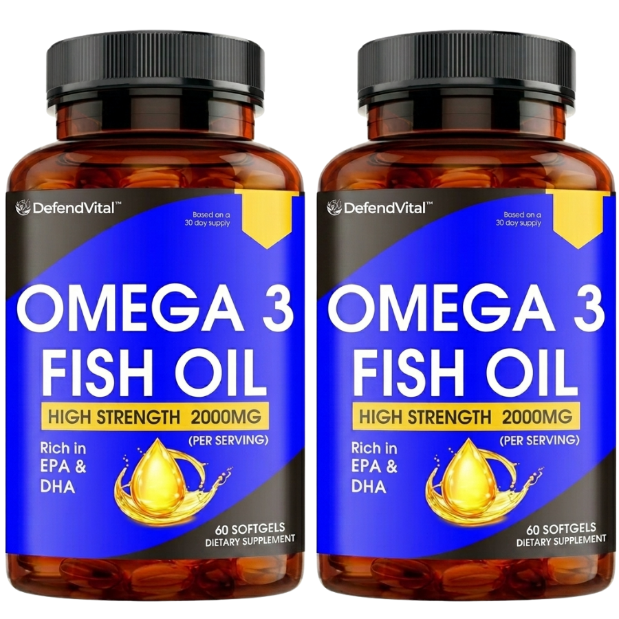 DefendVital™ | Super Omega-3 – Echte Potenz EPA + DHA Formel