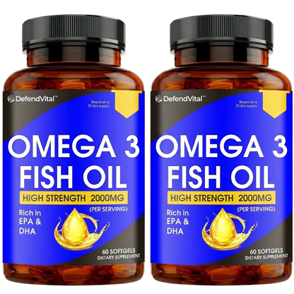 DefendVital™ | Super Omega-3 – Echte Potenz EPA + DHA Formel