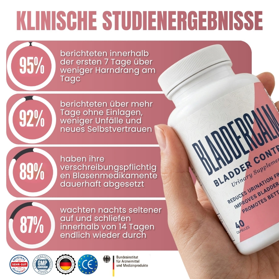 BladderCalm™ | Natürliche Kapseln zur Blasenkontrolle