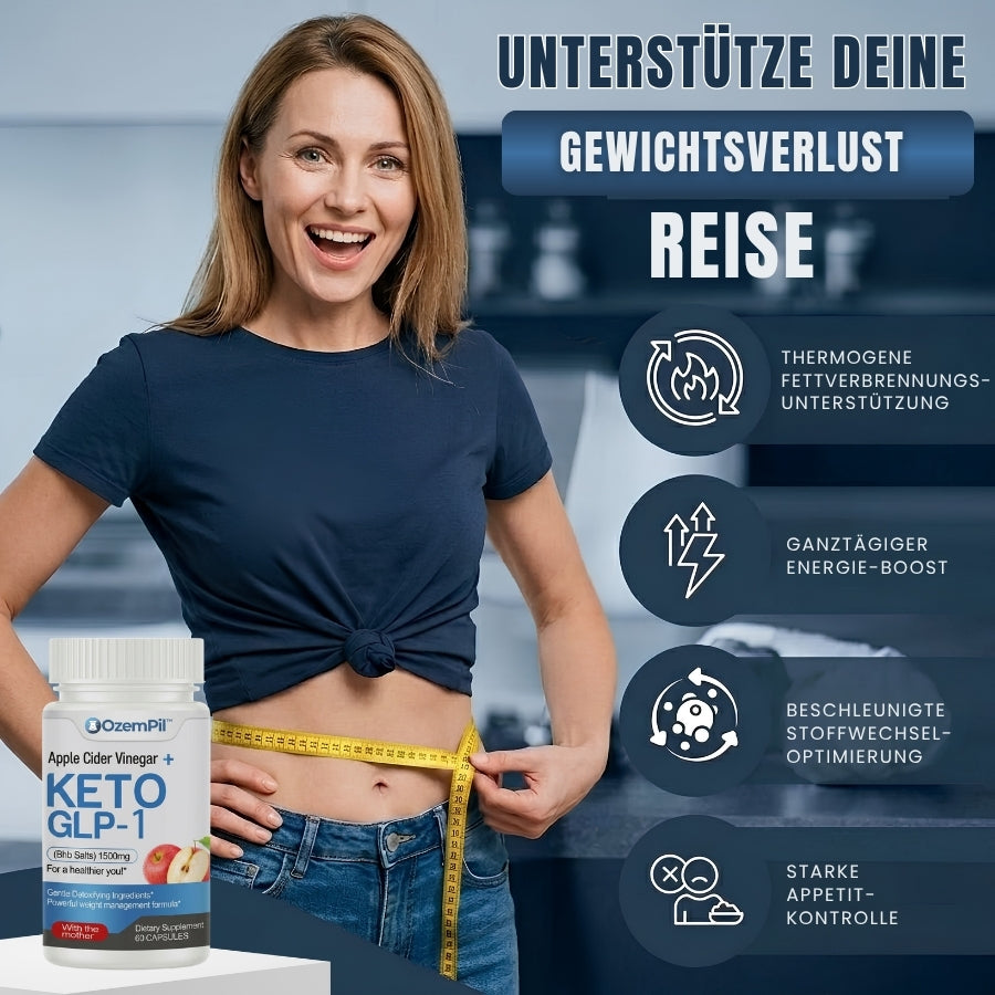 OzemPil™ | Keto-GLP-1-Kapsel zur Gewichtsabnahme