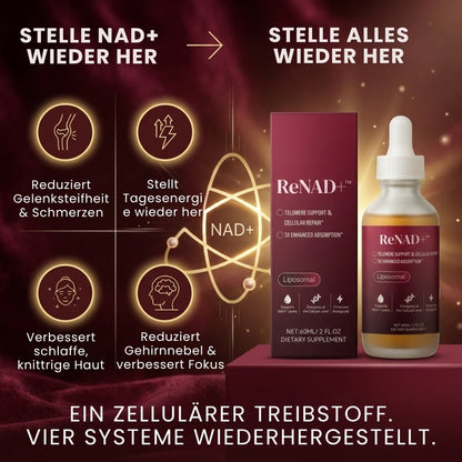 ReNAD+™ | Support-Tropfen zur Linderung von Hüftschmerzen